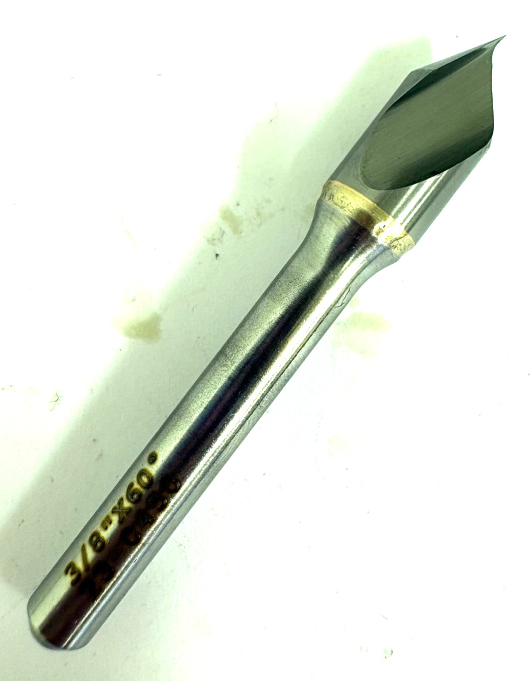 3/8" 60 DEGREE CARBIDE COUNTERSINK SINGLE FLUTE 1/4" SHANK OSG 700-3750