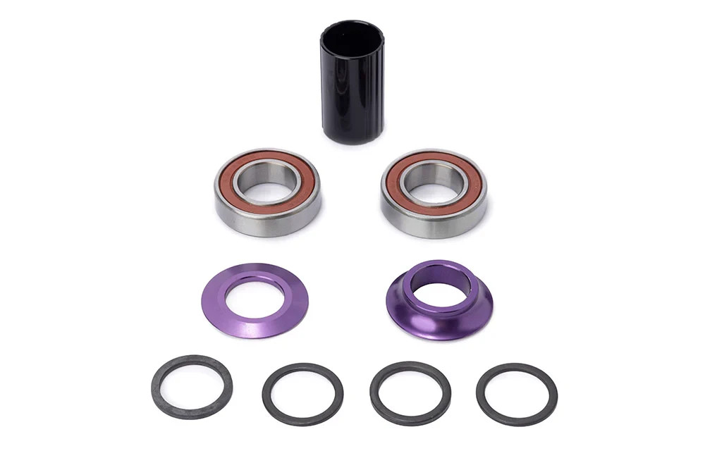 THEORY MID BOTTOM BRACKET KIT - BMX BOTTOM BRACKET - BB - 19mm - PURPLE