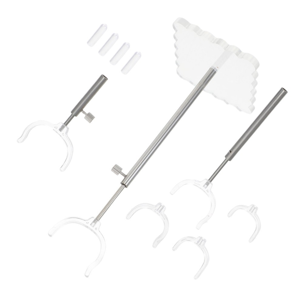 Transparent Acrylic Model Display Holder with Sturdy Base for Action Figures