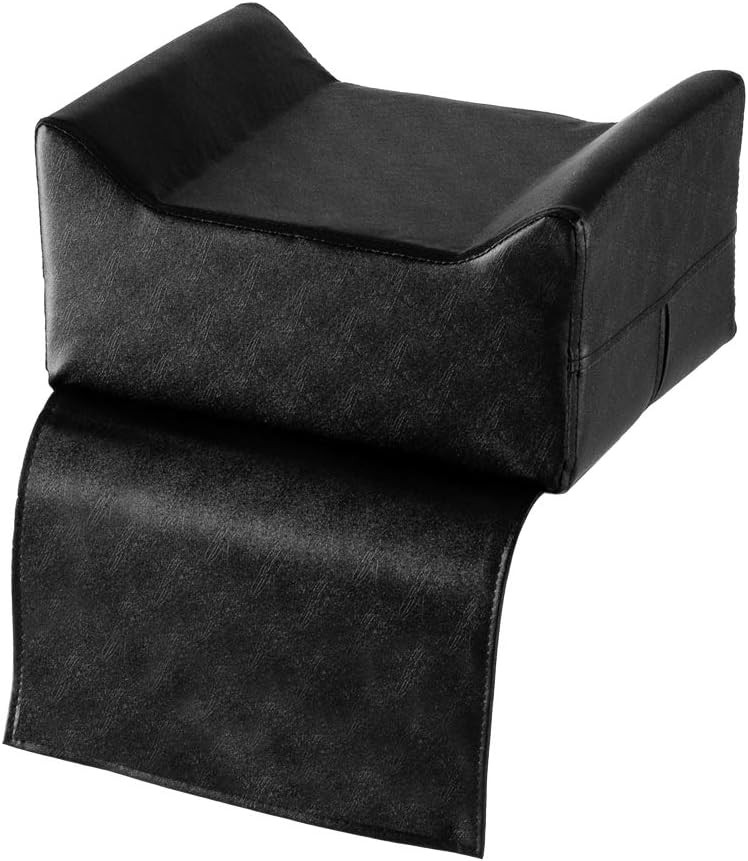Salon Booster Seat Barber Chair Cushion Seat 11.8"D x 16.5"W x 8.6"H PVC Leather