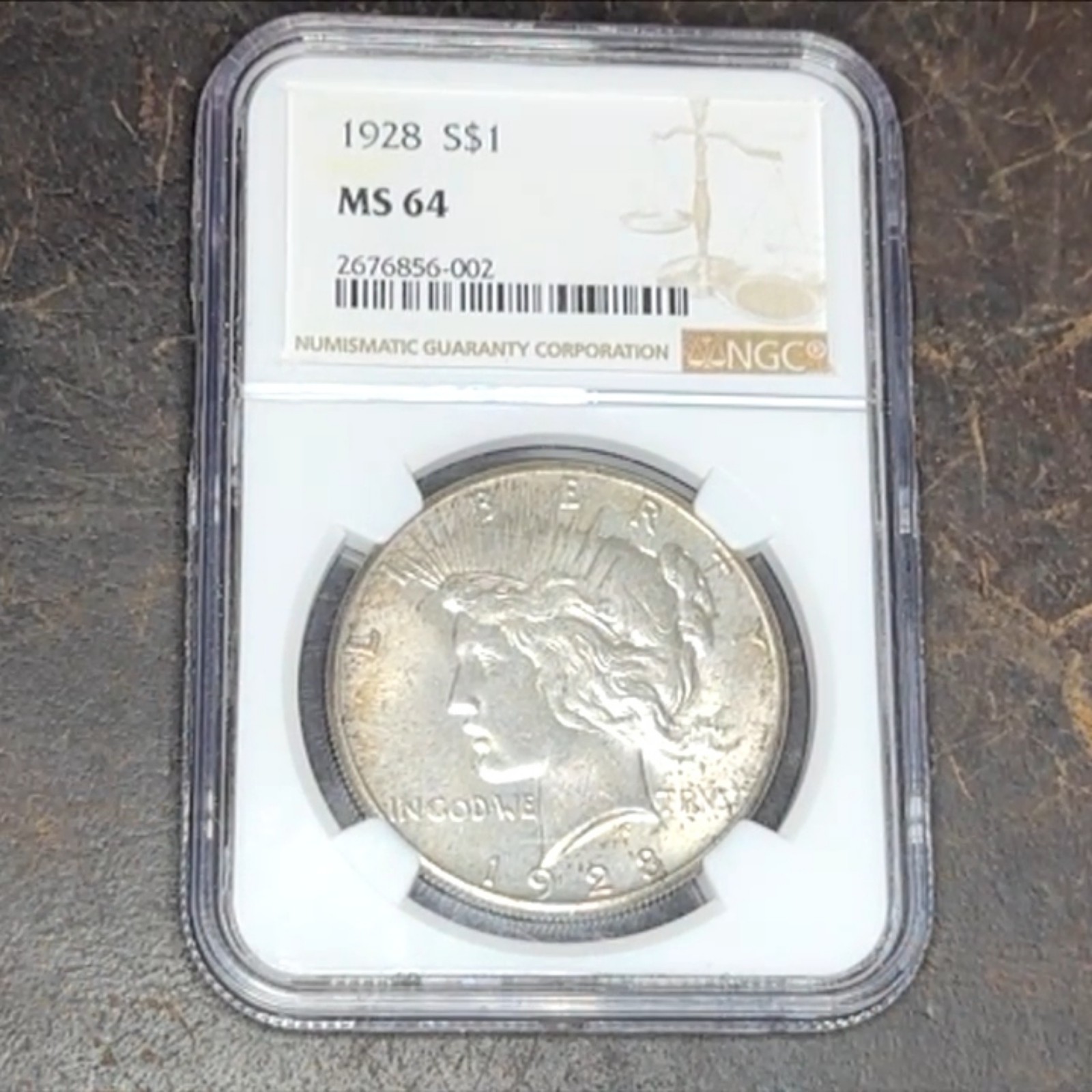 1928 Peace Dollar NGC MS64 Key Date