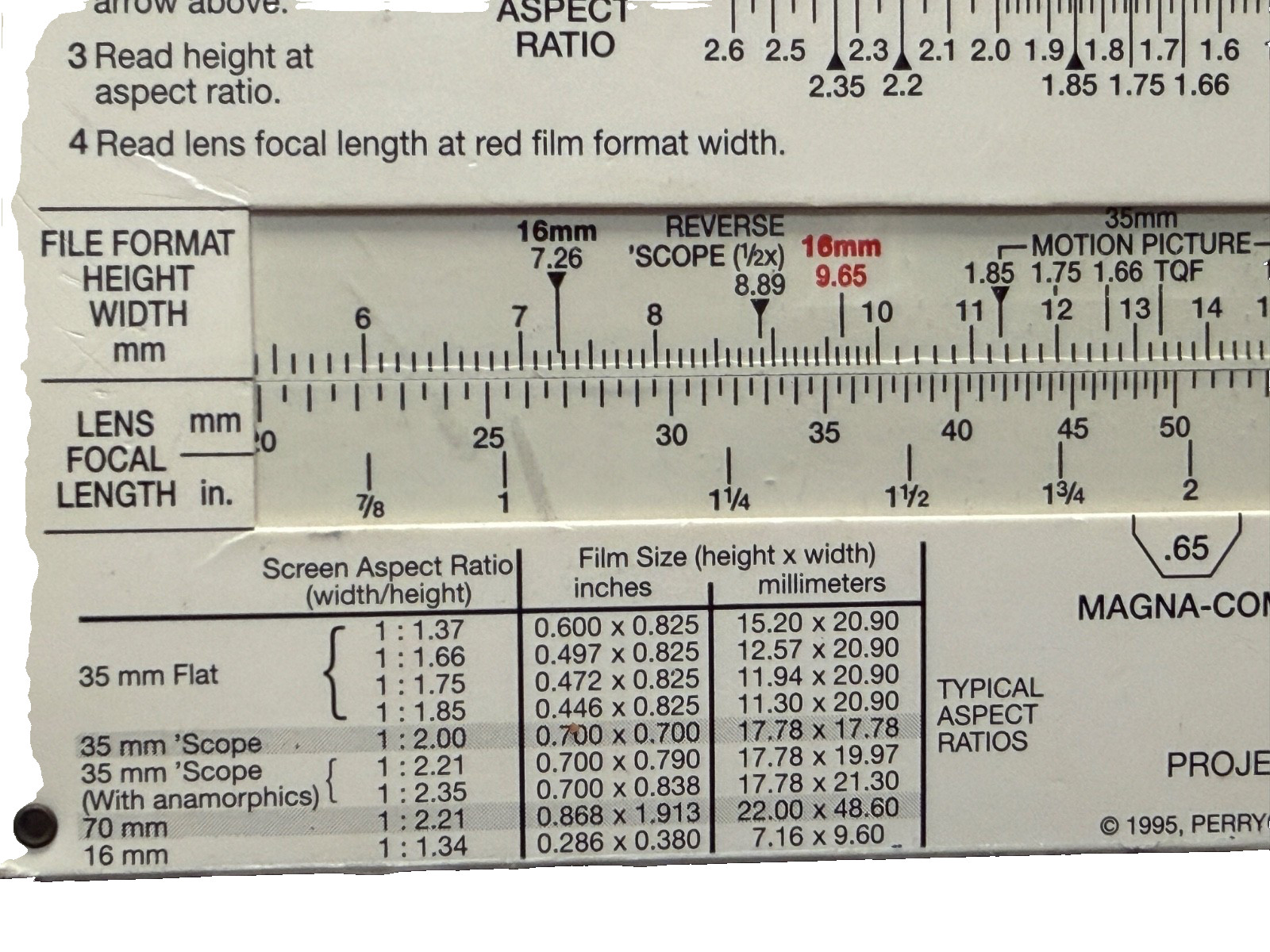 ICECO 16-35-& 70mm Lens & Screen Calculator-New