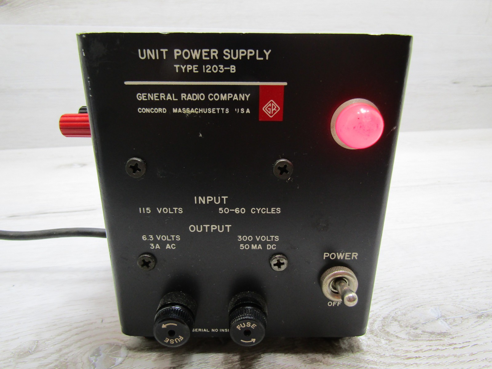 General Radio 1203-B Power Supply For National HRO, AGS, FB-7 & Others Powers On