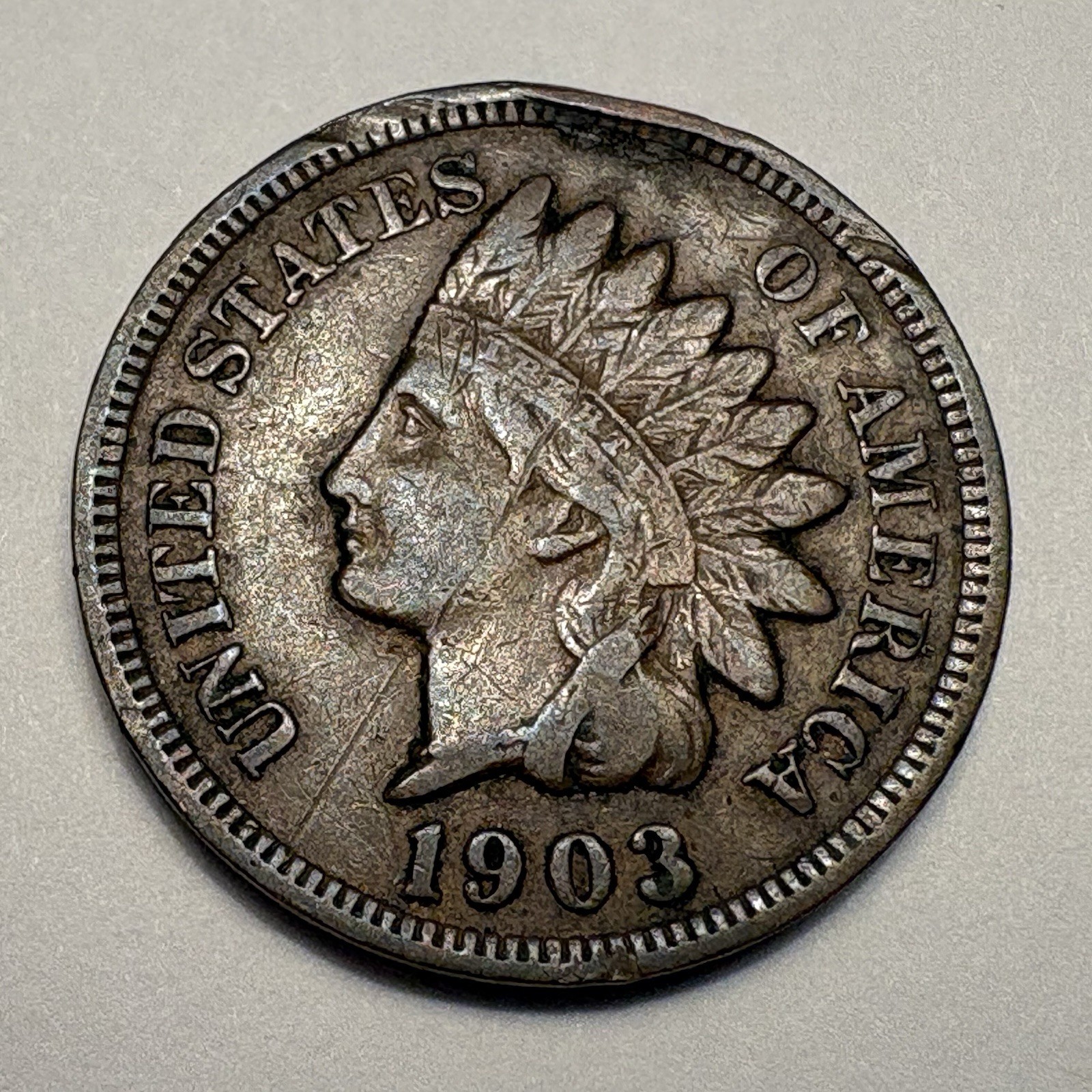 1903 Indian Head Cent Penny Coin  FREE SHIPPING