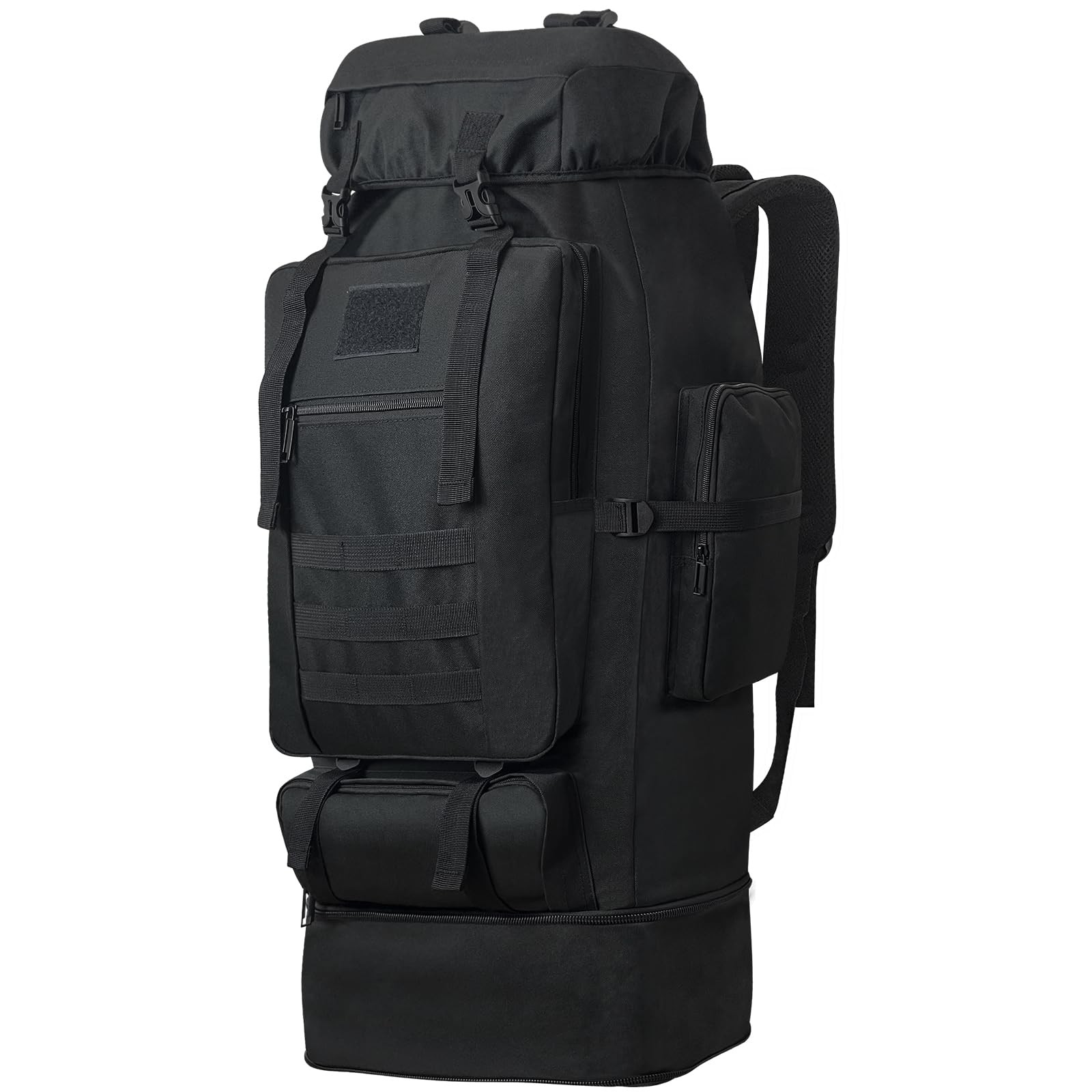 100L Camping Hiking Backpack, Military Tactical Backpack Molle Rucksack, Extr...