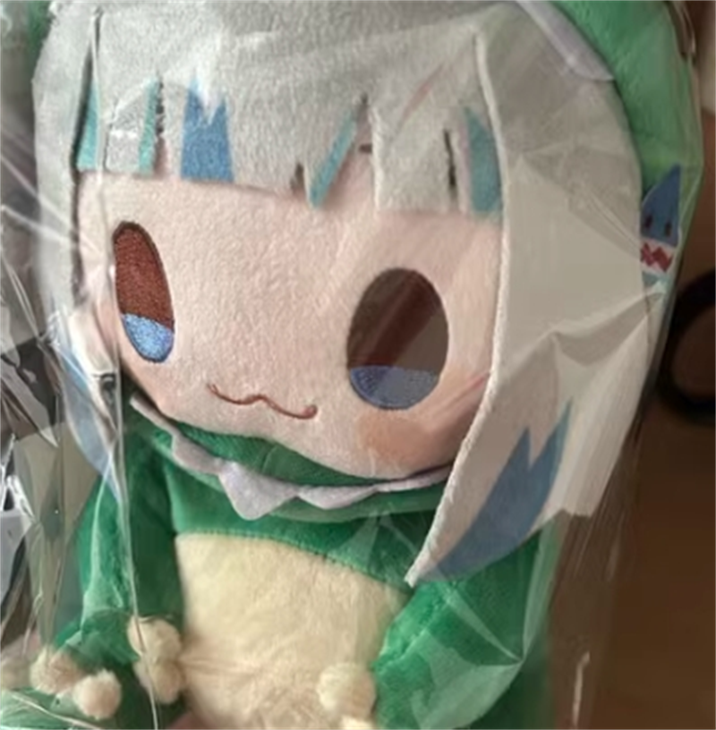 20cm Japan Orinigal Kawaii Gawr Gura Dino Plush Doll Stuffed Toy Pillow Gift