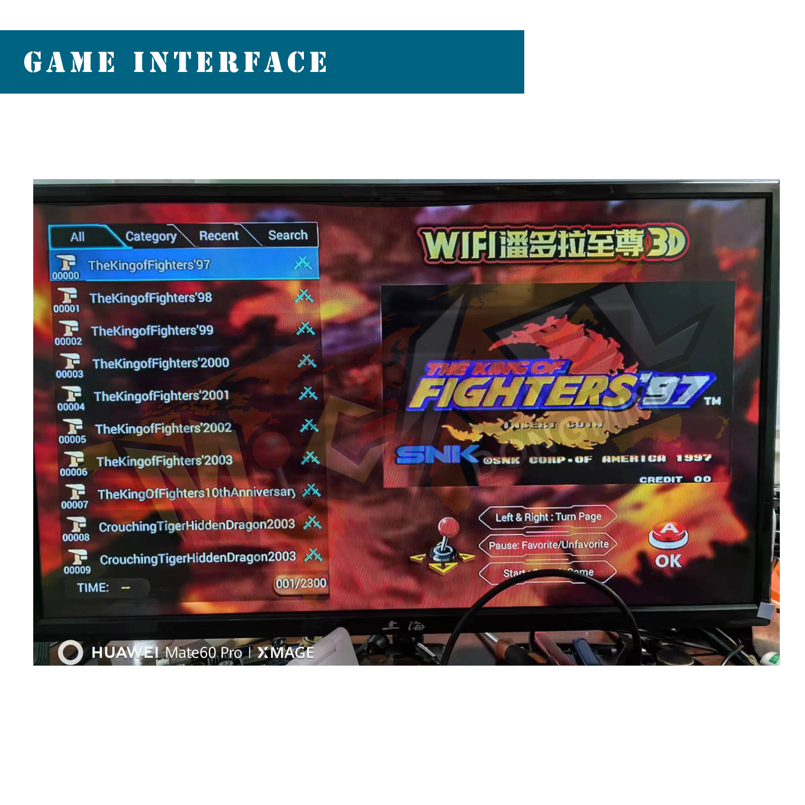 Pandora Box 3D WiFi Retro Game Arcade Console HD Lengthen All Metal 23000 Games