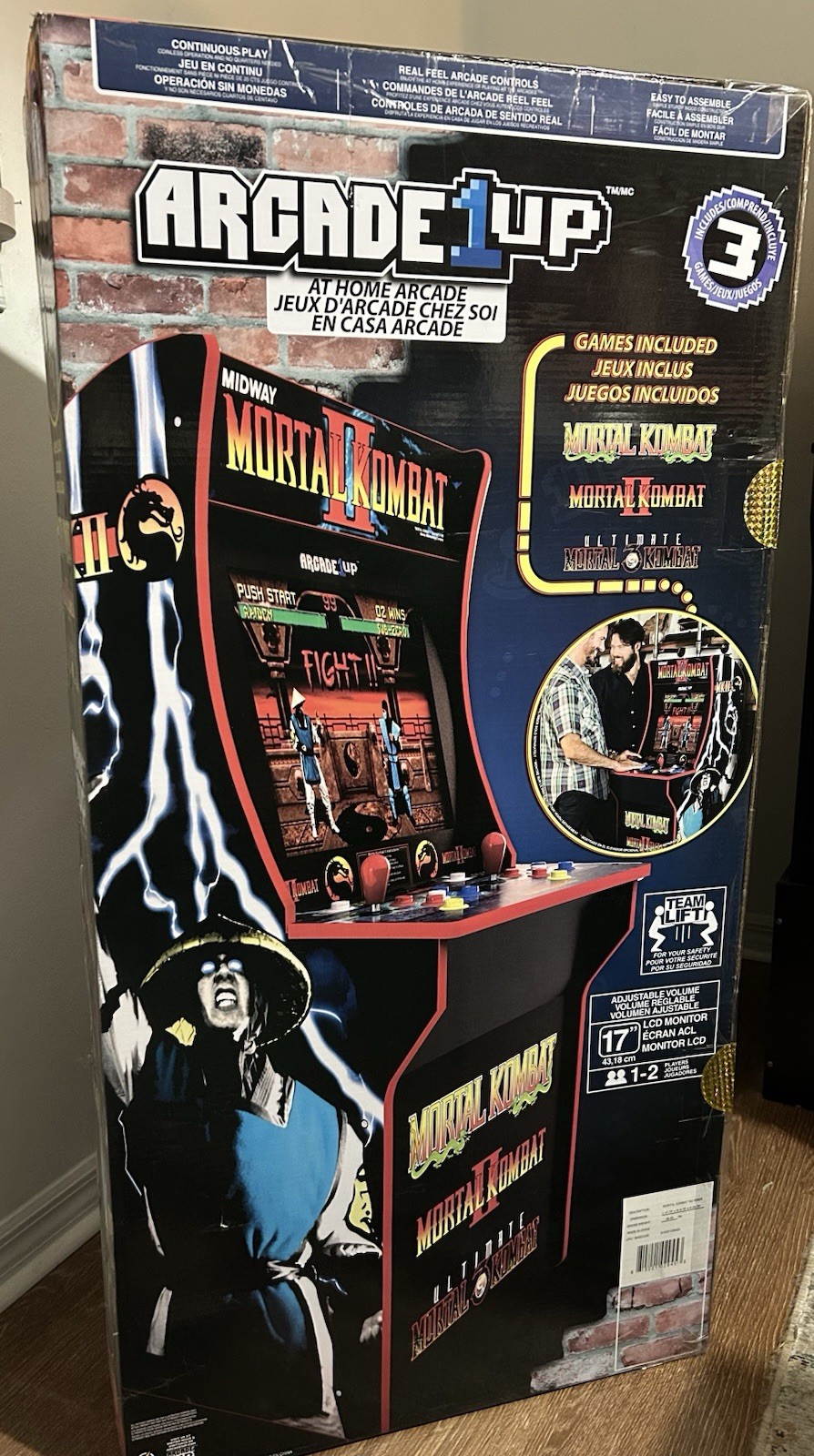 Arcade1Up Mortal Kombat II Brand New Factory Sealed