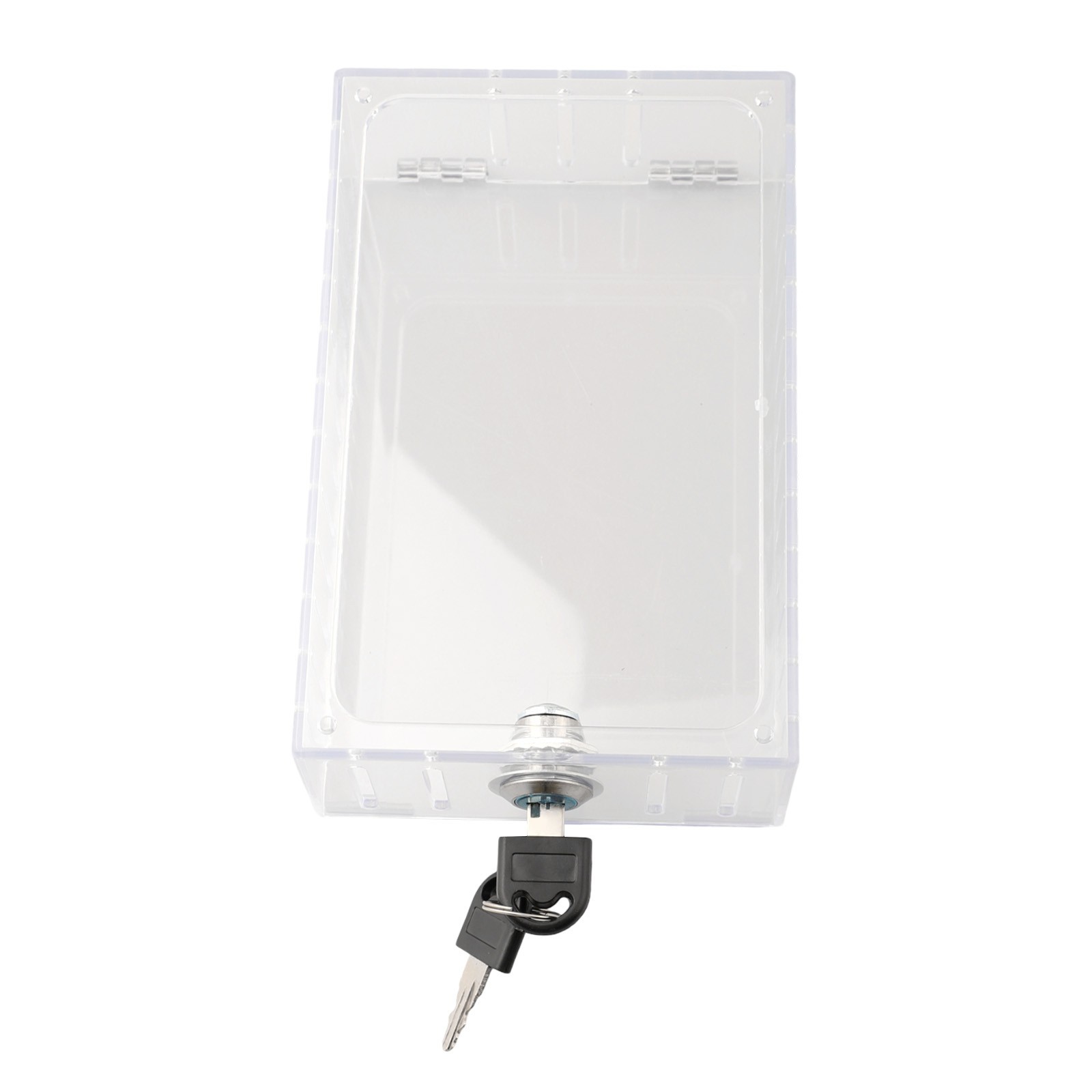 Transparent Lock Box for Thermostat with Key Clear PS Protective Cover