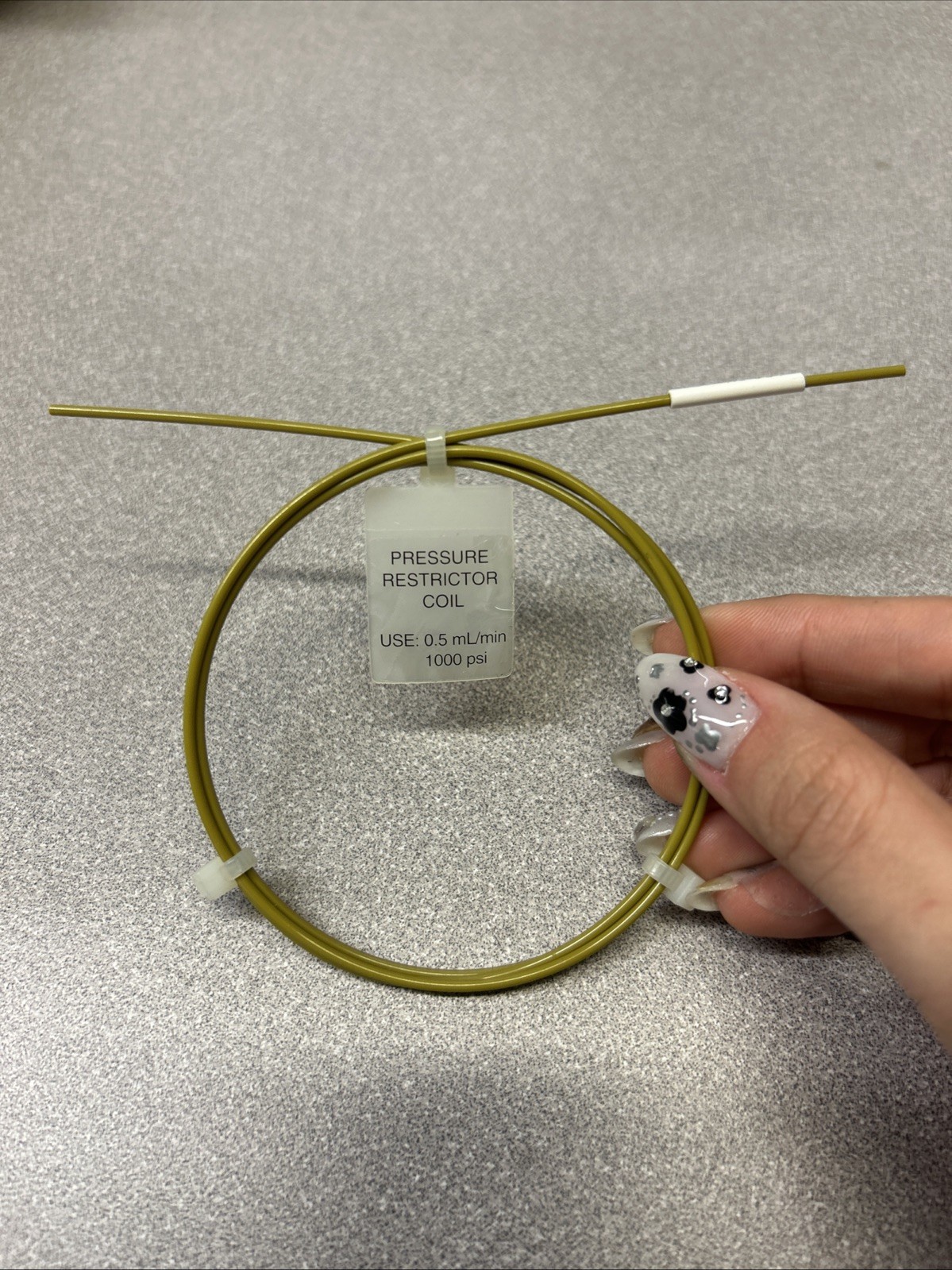 Pressure restrictor coil, 0.5mL/min, 1000psi