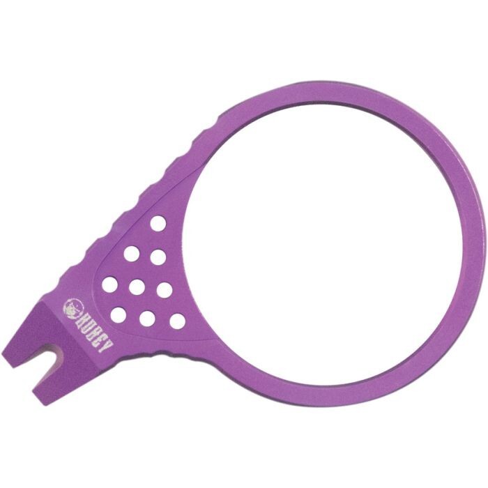 Kubey Pry Tool Purple Finger Ring Titanium Construction Durable Lightweight