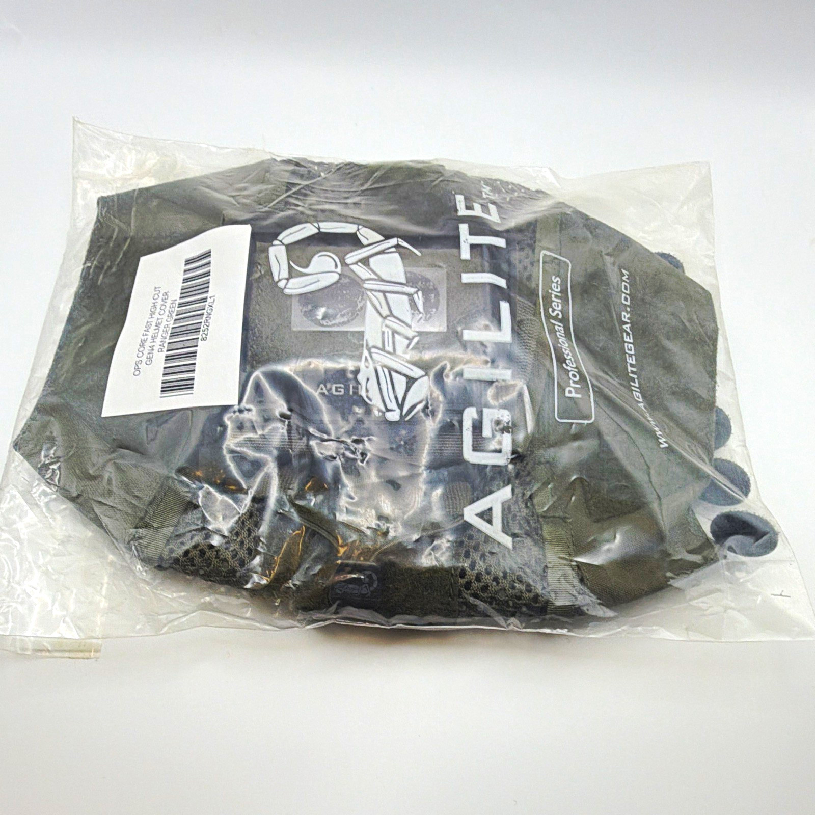 Agilite Ops-Core FAST High Cut Gen4 Helmet Cover, Ranger Green NVG battery pouch