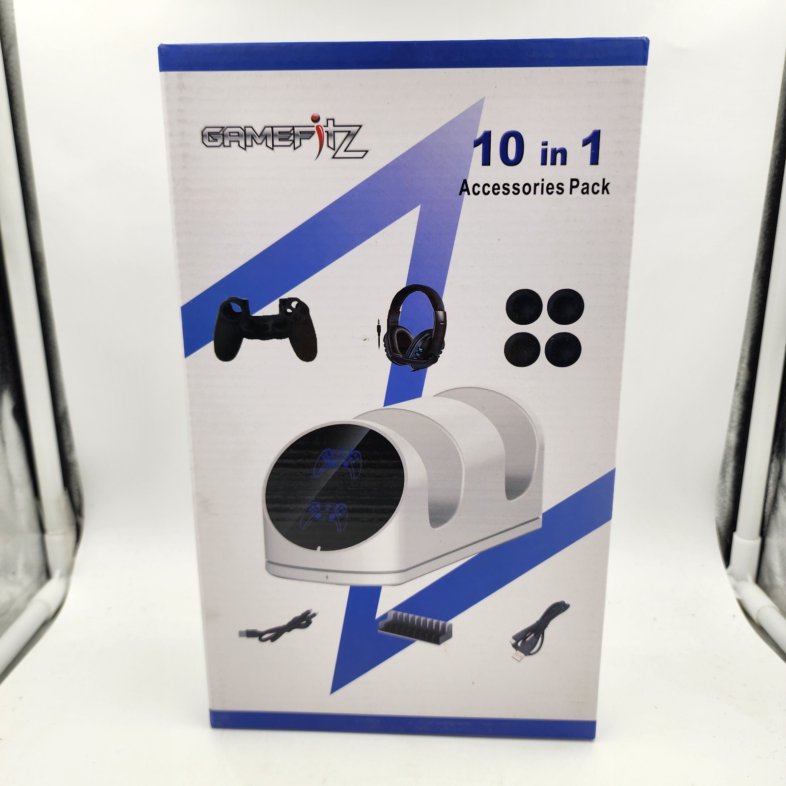 Gamefitz 10 in 1 Accessories Pack for PlayStation 5 PS5
