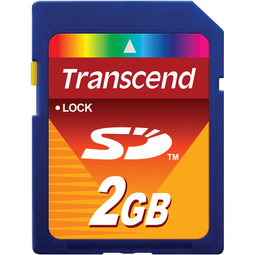 Transcend 2GB SD Secure Digital Flash Memory Card for Canon SD630 SD700 A530