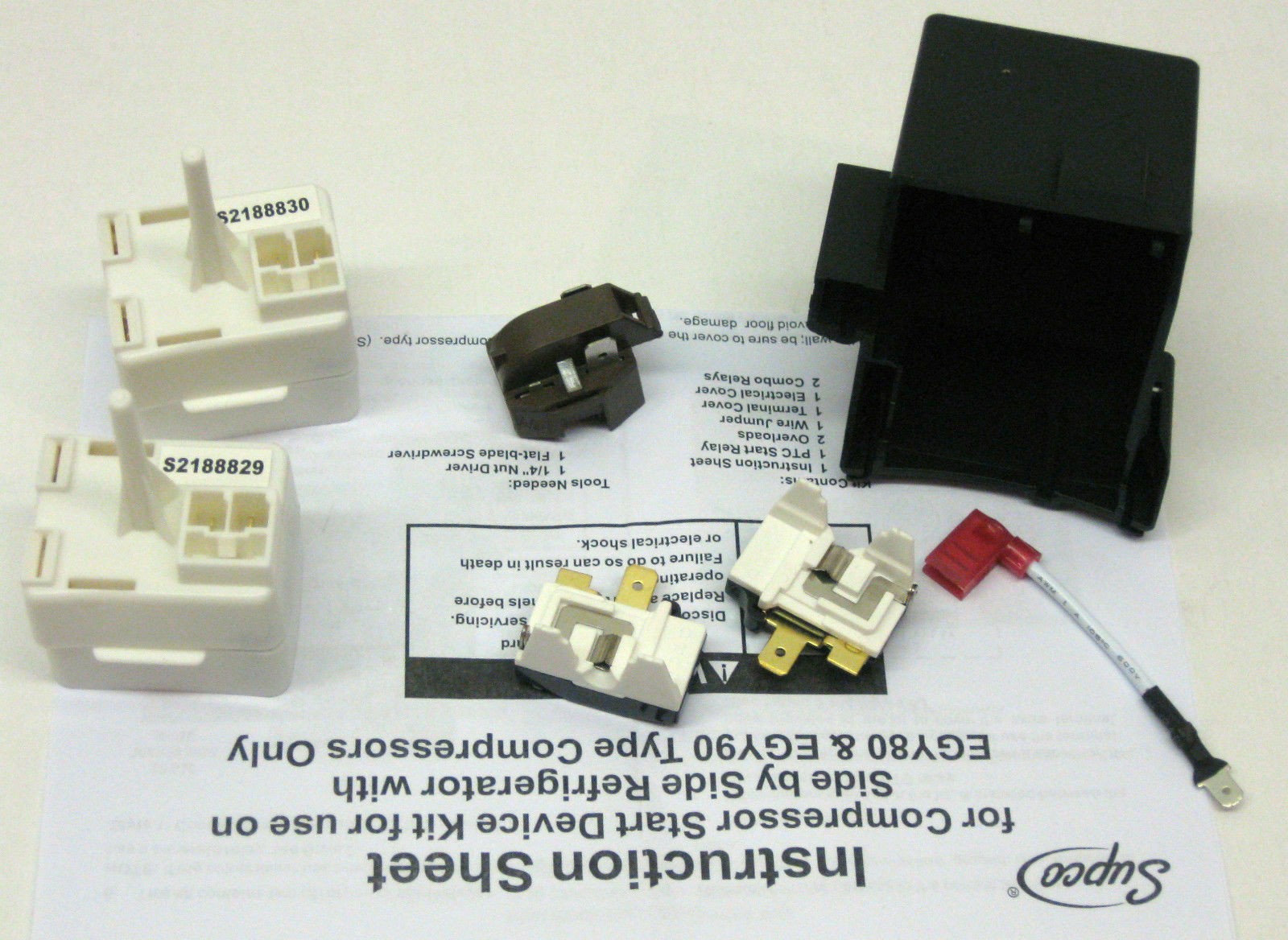 OLK1786 for 8201786 Whirlpool Refrigerator Start Relay Overload Compressor