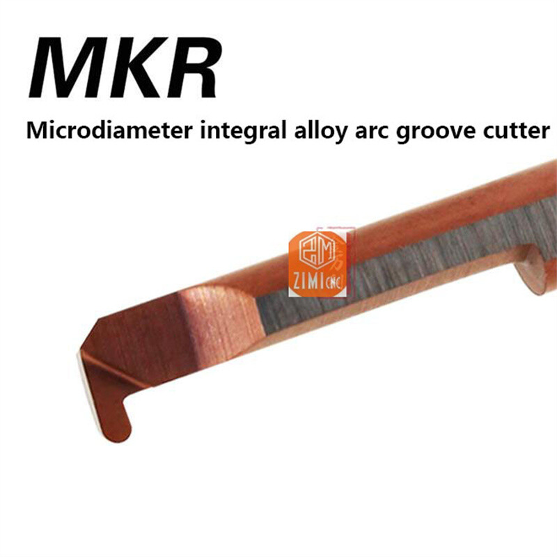 Integral alloy small diameter, internal cut arc groove knife MKR 4 5 6 R0.5 R1mm