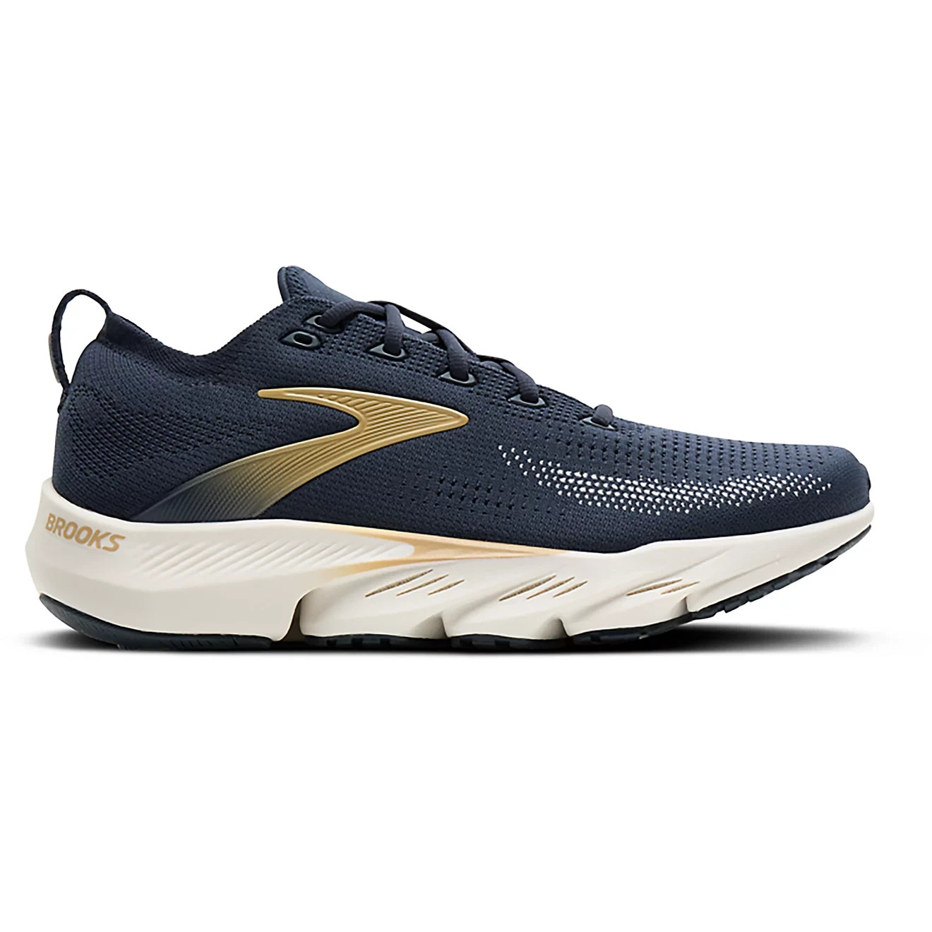 Brooks Men's Glycerin Flex Running Shoes Color:Navy / Beige  Width D no ship CA