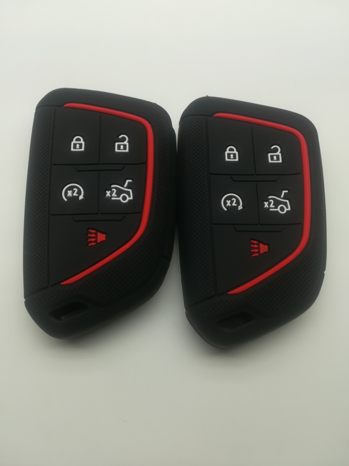 2*Silicone Key Cover for 2020 2021 2022 2023 2024 2025 Cadillac CT4 Cadillac CT5