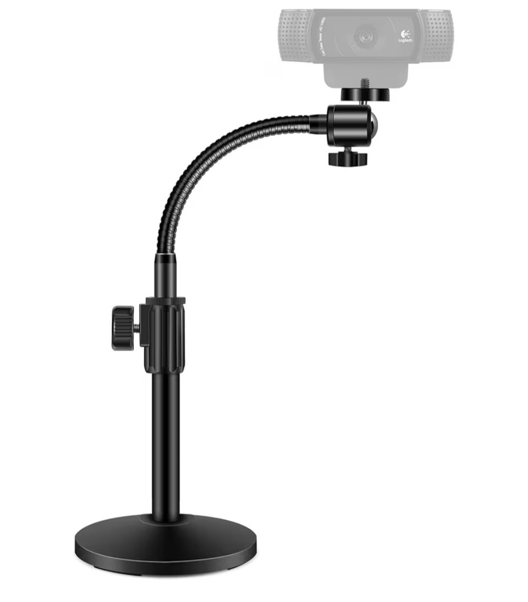 InnoGear Webcam Stand for Desk, Camera Mount Gooseneck Arm for Logitech Webcam