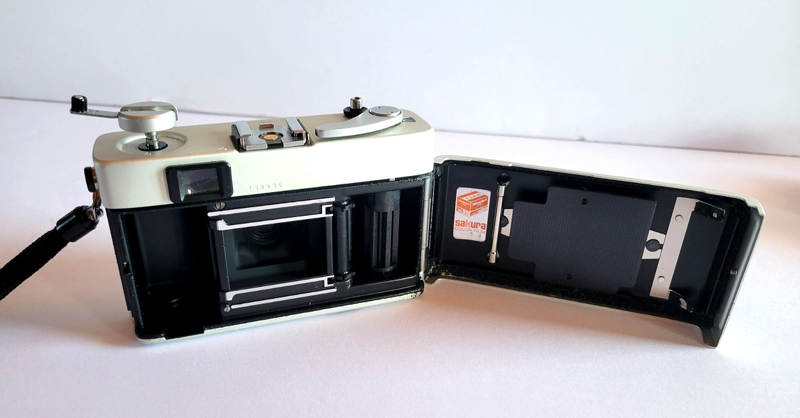 Camera: Konica C35 Automatic, Vintage, Case, Flash & Case, Manual