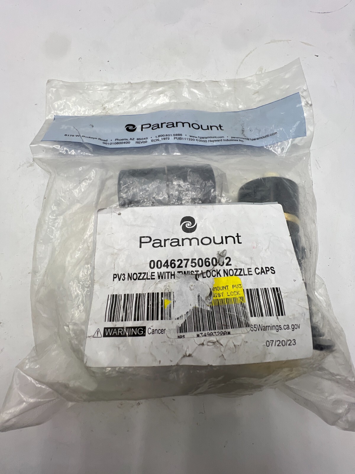 Paramount 004627506002 PV3 Cleaning Head with Twist Lock Cap