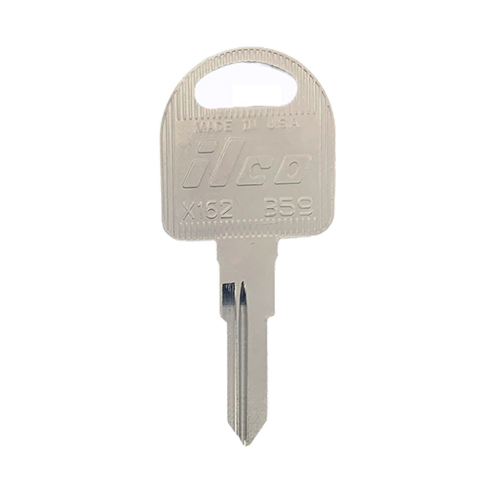 B59, X162 Key Blank  Nickel