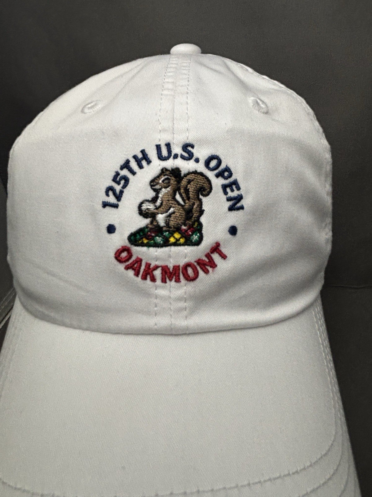 NEW 125th US Open Oakmont Golf Hat Cap White USGA Member Adjustable