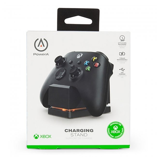 PowerA  Xbox Series X|S, Xbox One Charging Stand Rechargeable Battery Black