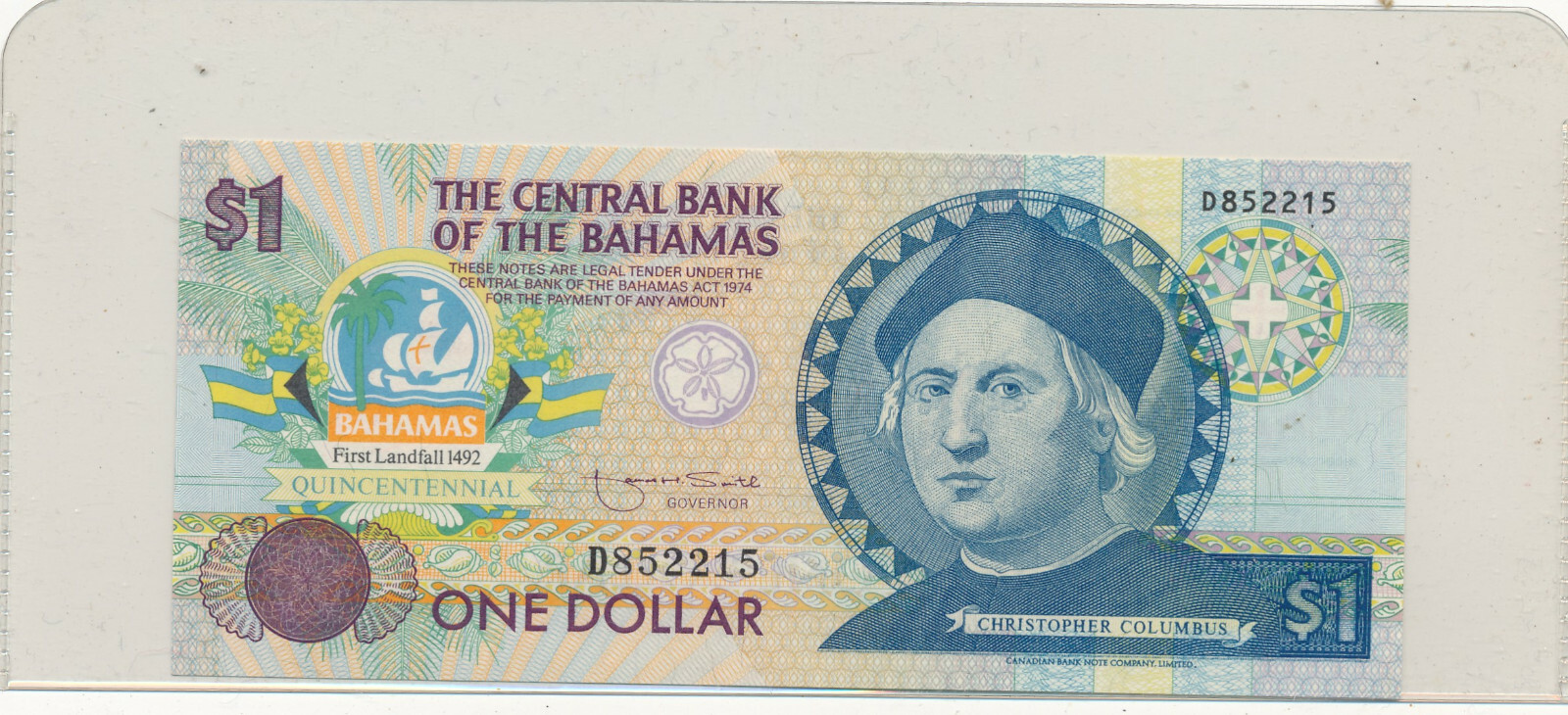 1 Dollar Bahamas (1992)CU