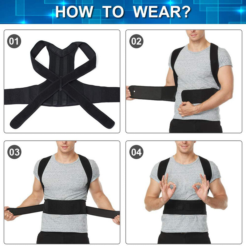 Back Brace for Full Back Pain Relief Sciatica Breathable Lumbar Support Belt