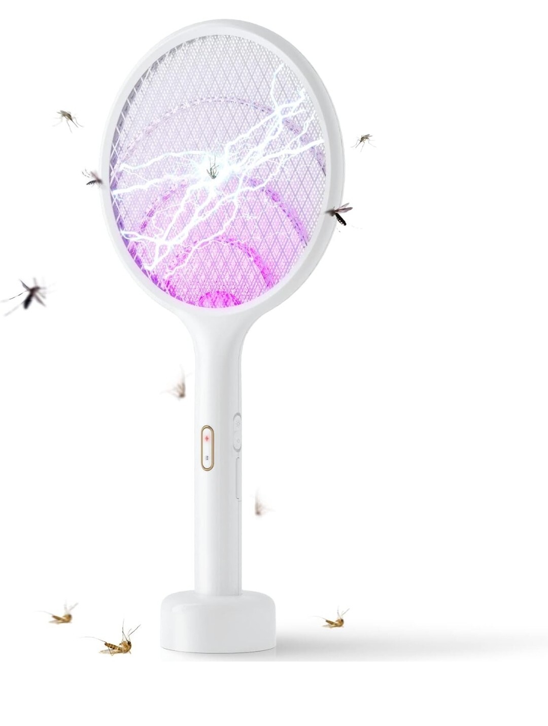 YISSVIC Electric Fly Swatter 4000V Bug Zapper Racket Dual Modes Mosquito Killer