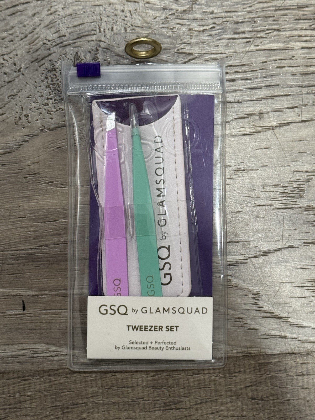GSQ BY GLAMSQUAD TWEEZER SET FOR BROWS - BRAND NEW IN PACKAGE