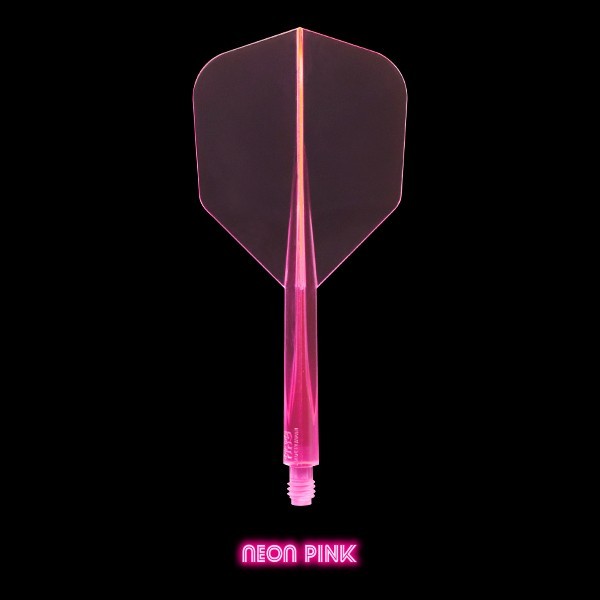 CONDOR AXE DART SHAFT/FLIGHT SMALL FLIGHT MEDIUM SHAFT  NEON PINK