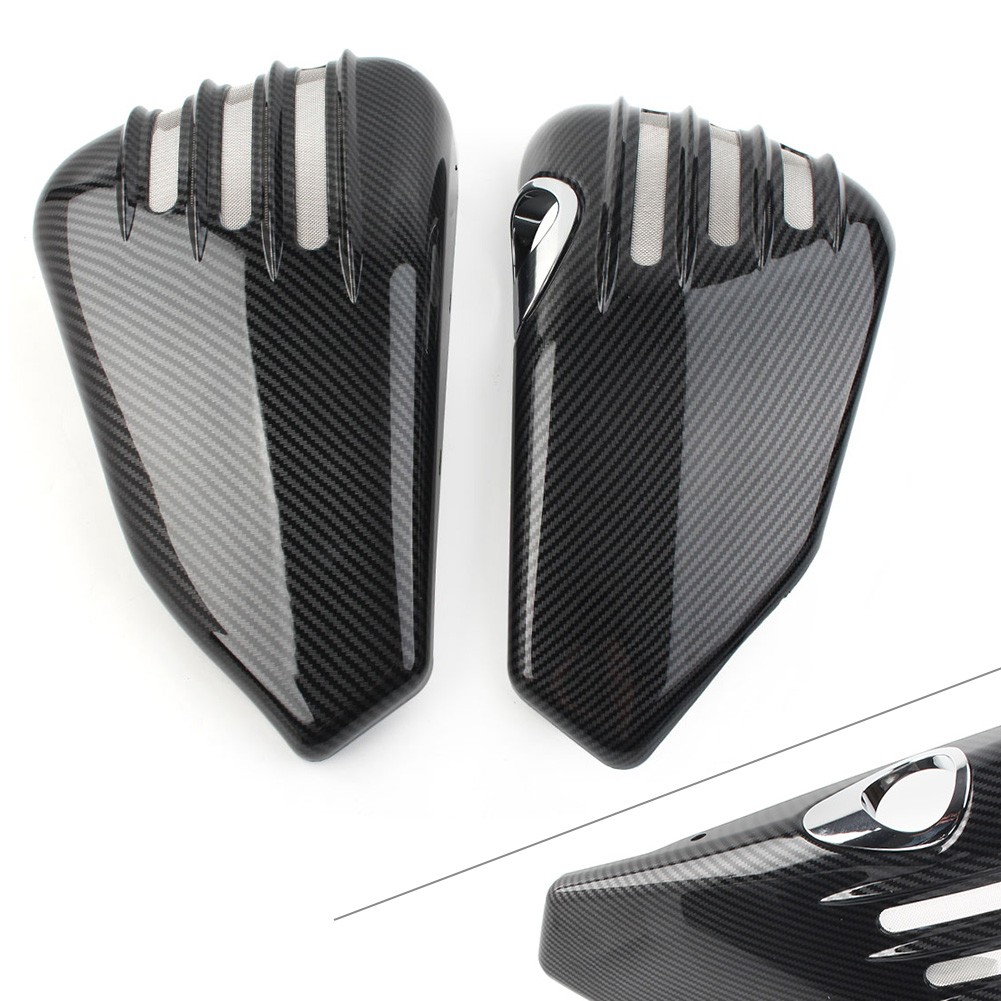 1Pair Battery Side Cover For Harley Sportster 1200 Forty Eight XL1200X Iron 883