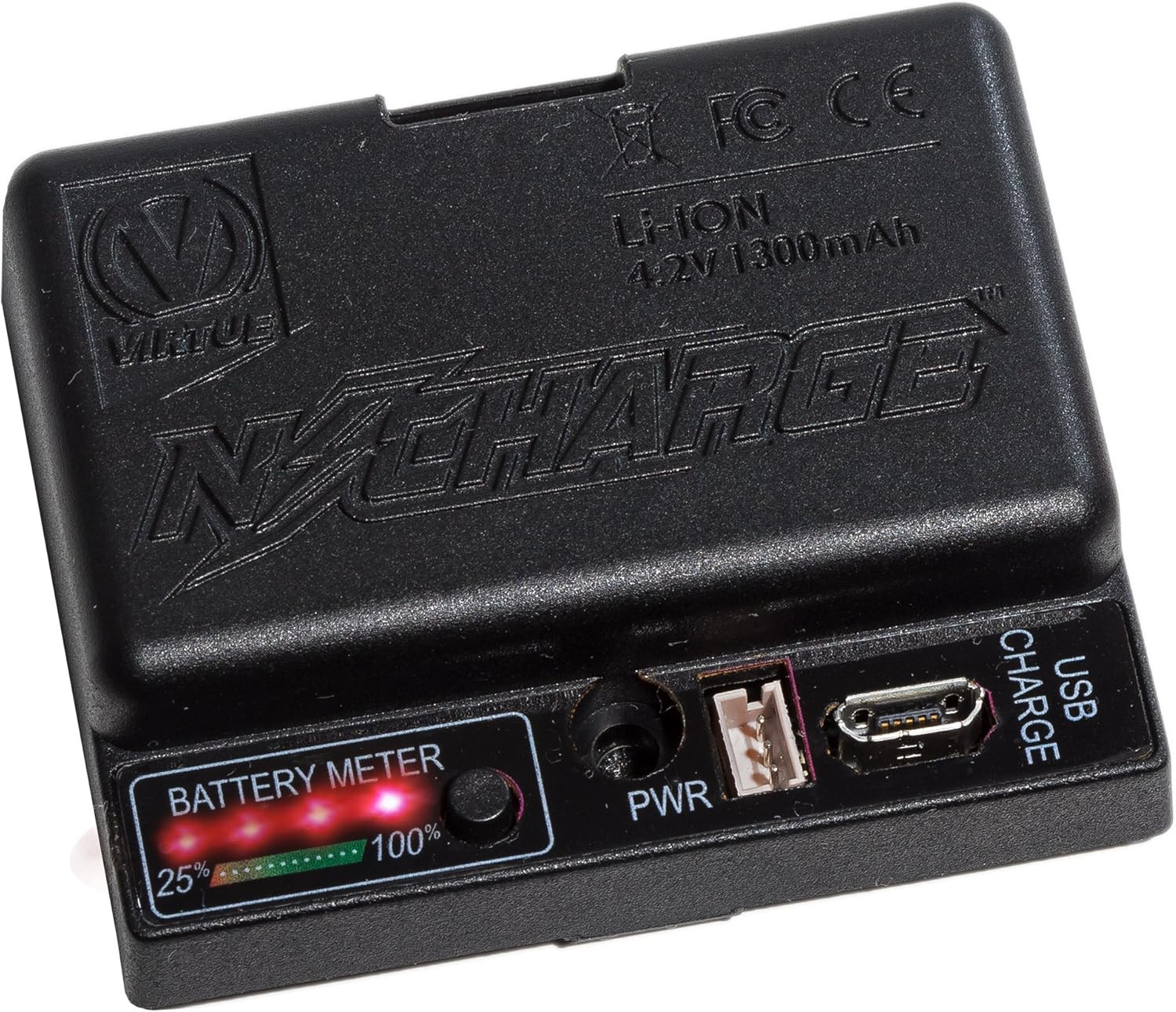 Virtue Paintball N-Charge Lithium Ion Rechargeable Hopper/Loader Battery Pack -