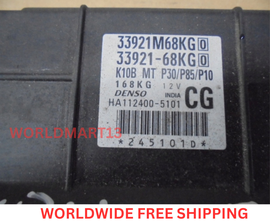 SUZUKI CELERIO OTTO ECU 33921M68KG 33921-68KG CG DENSO FREE nd Fast SHIPPING 🌍