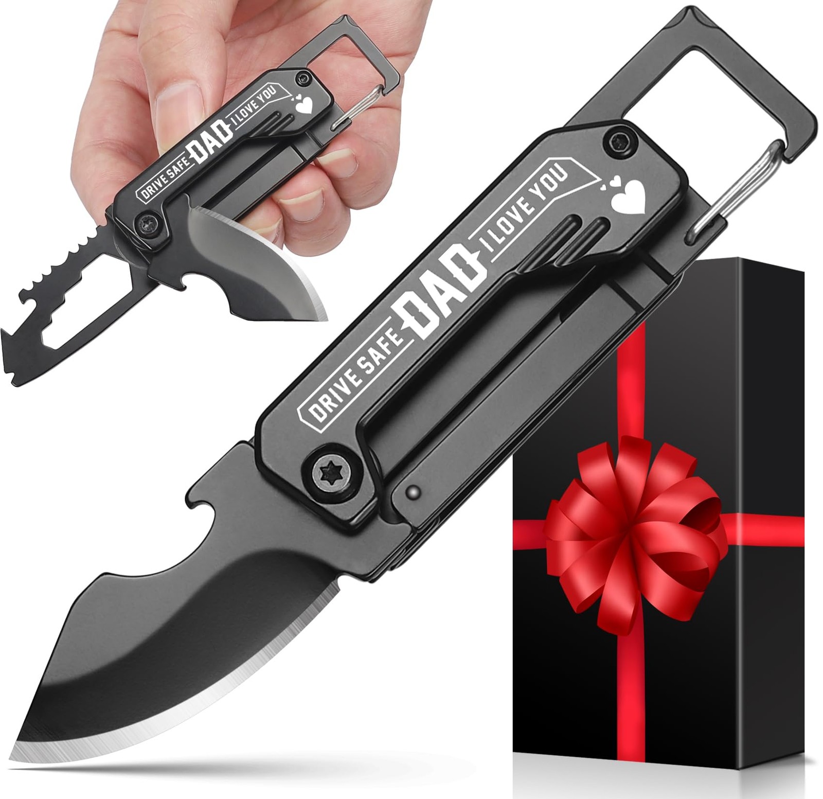 Dad Gifts - Fathers Day Ideas for Dads, Portable Tool - Black