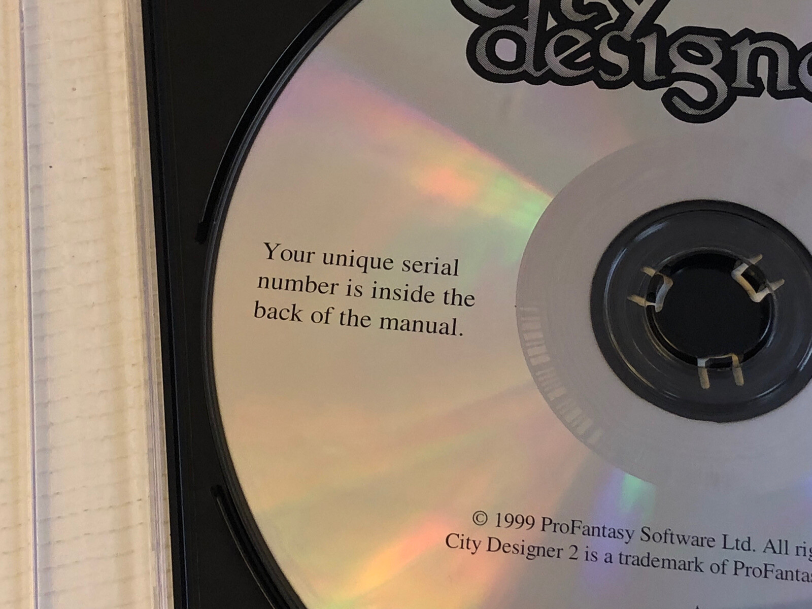 City Designer Two II 2 Add On For CC2 PC CD-ROM Fantasy 1999 No Code Disc Only