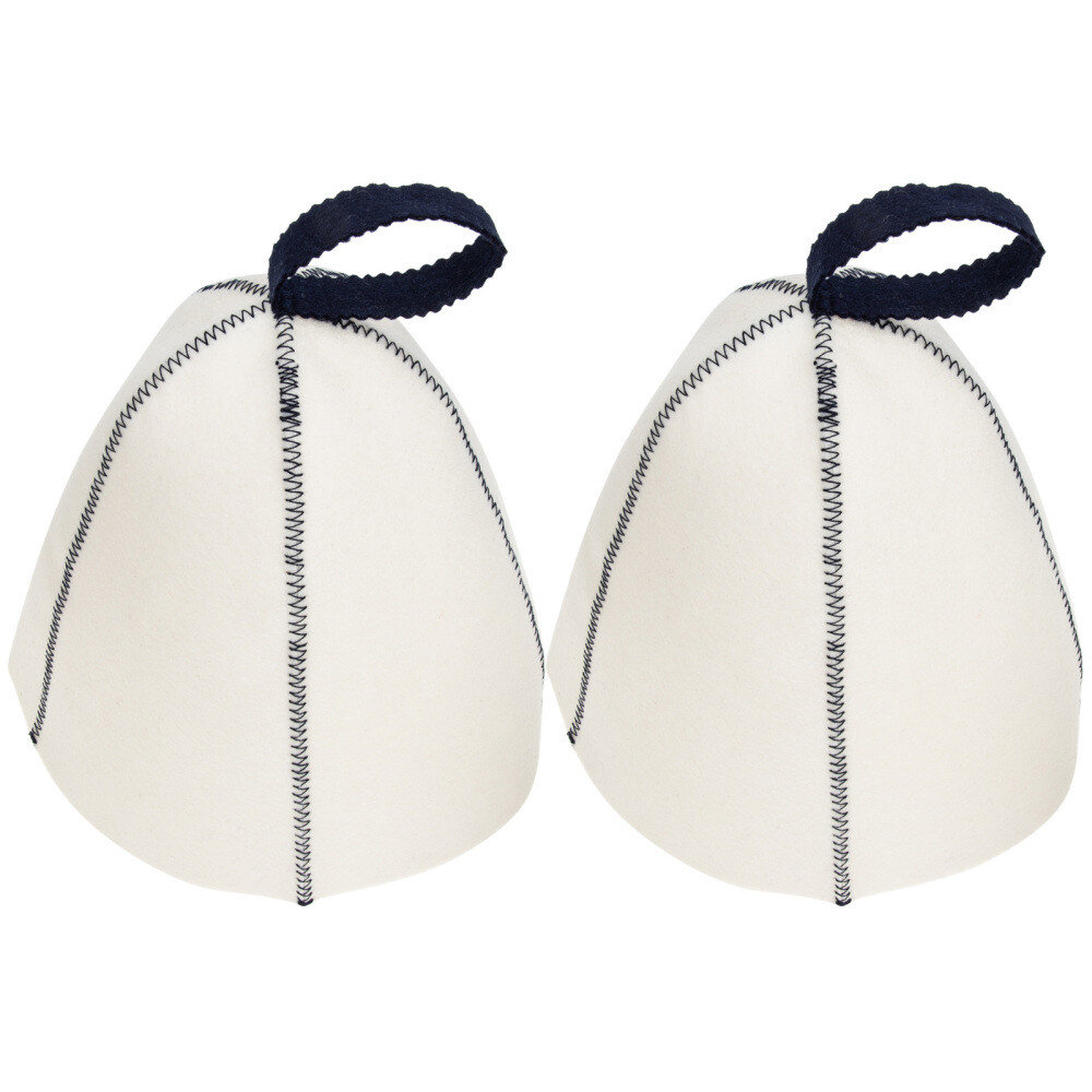 2PCS Lightweight Sauna Hat Bathing Hat Steam Room Hat Russian Spa Hat Banya Hat