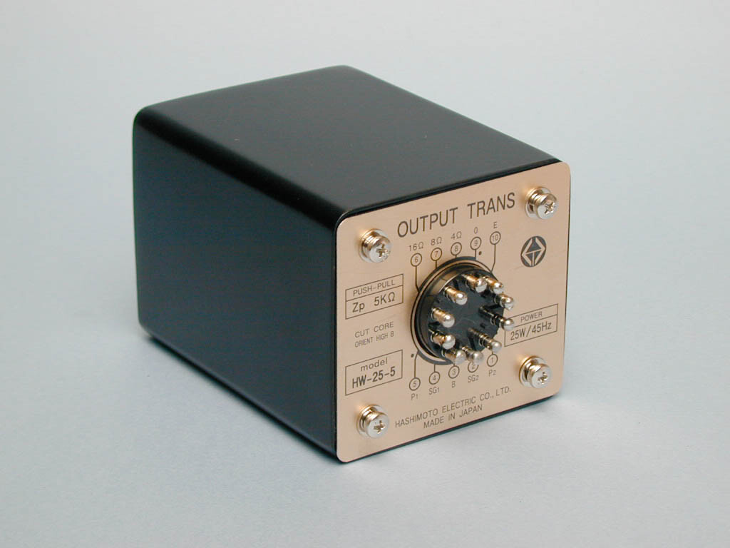 Hashimoto HW-25-5 (Sansui) Output Trans 25W Push-Pull 5KOhm for VT52,2A3,6A3 etc