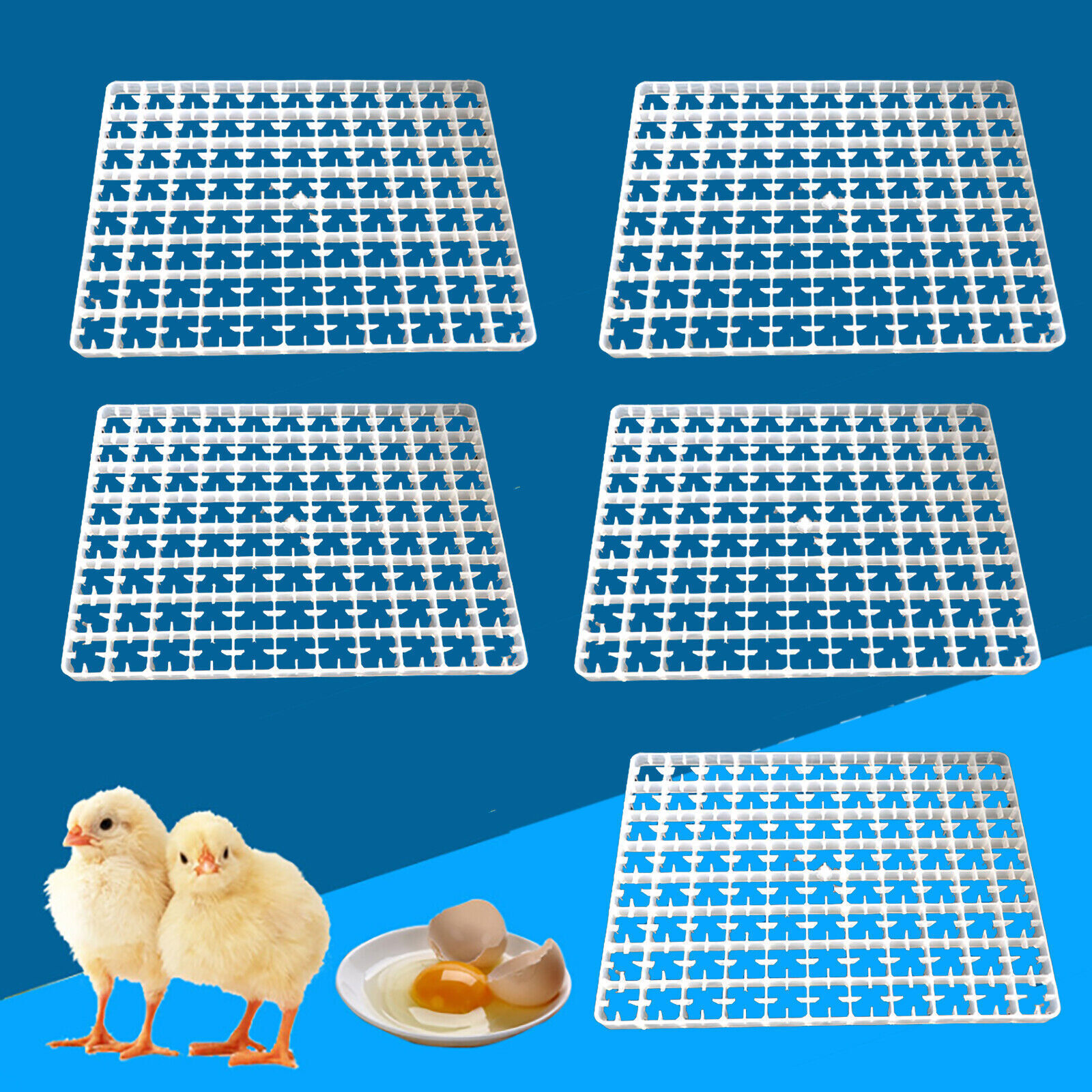 5* 88-Eggs Egg Breeding Tray Holder For Egg Incubator Hatcher Brooder Farm Tool