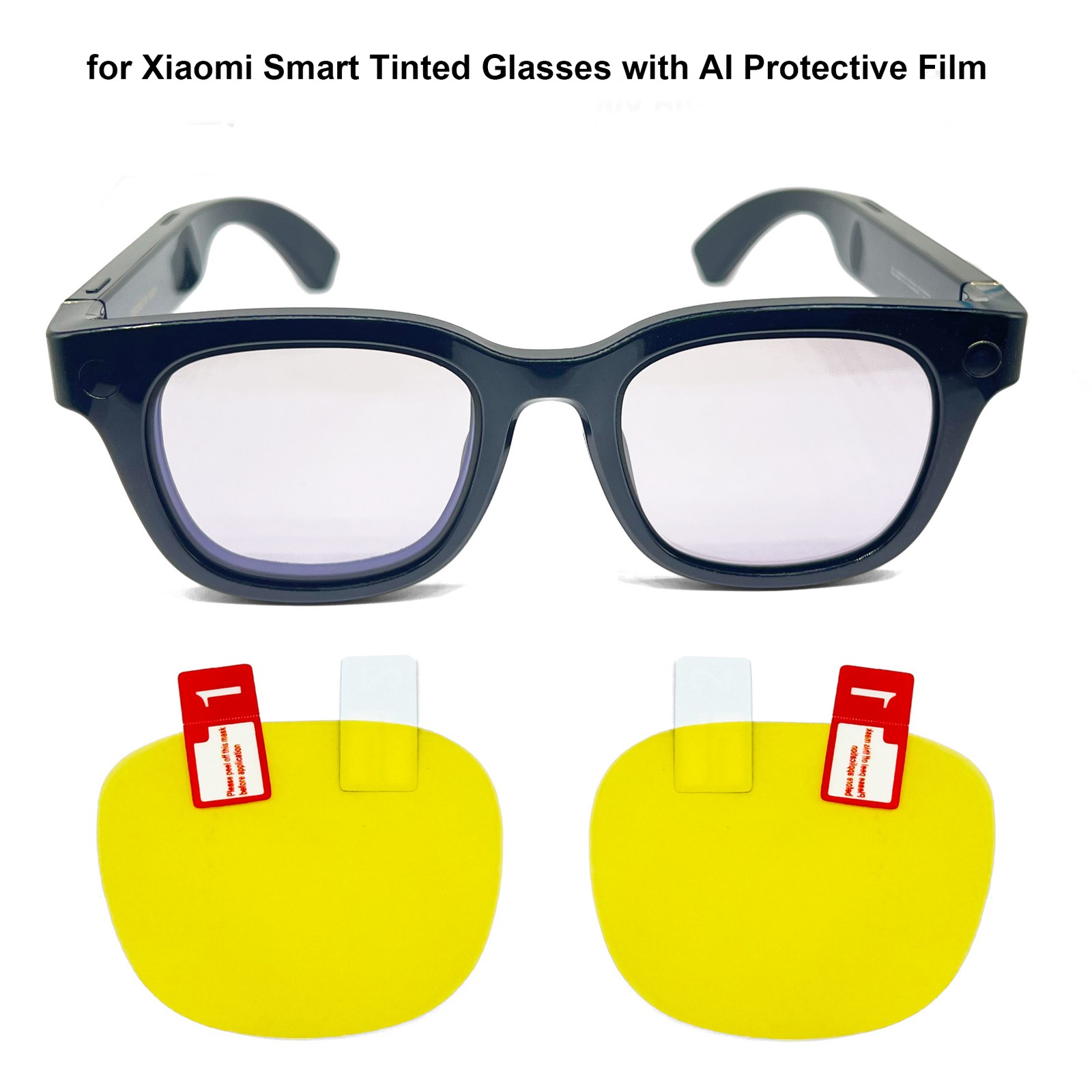 For Xiaomi Smart Tinted Glasses with AI Protective Film Anti-scratch Lens Film