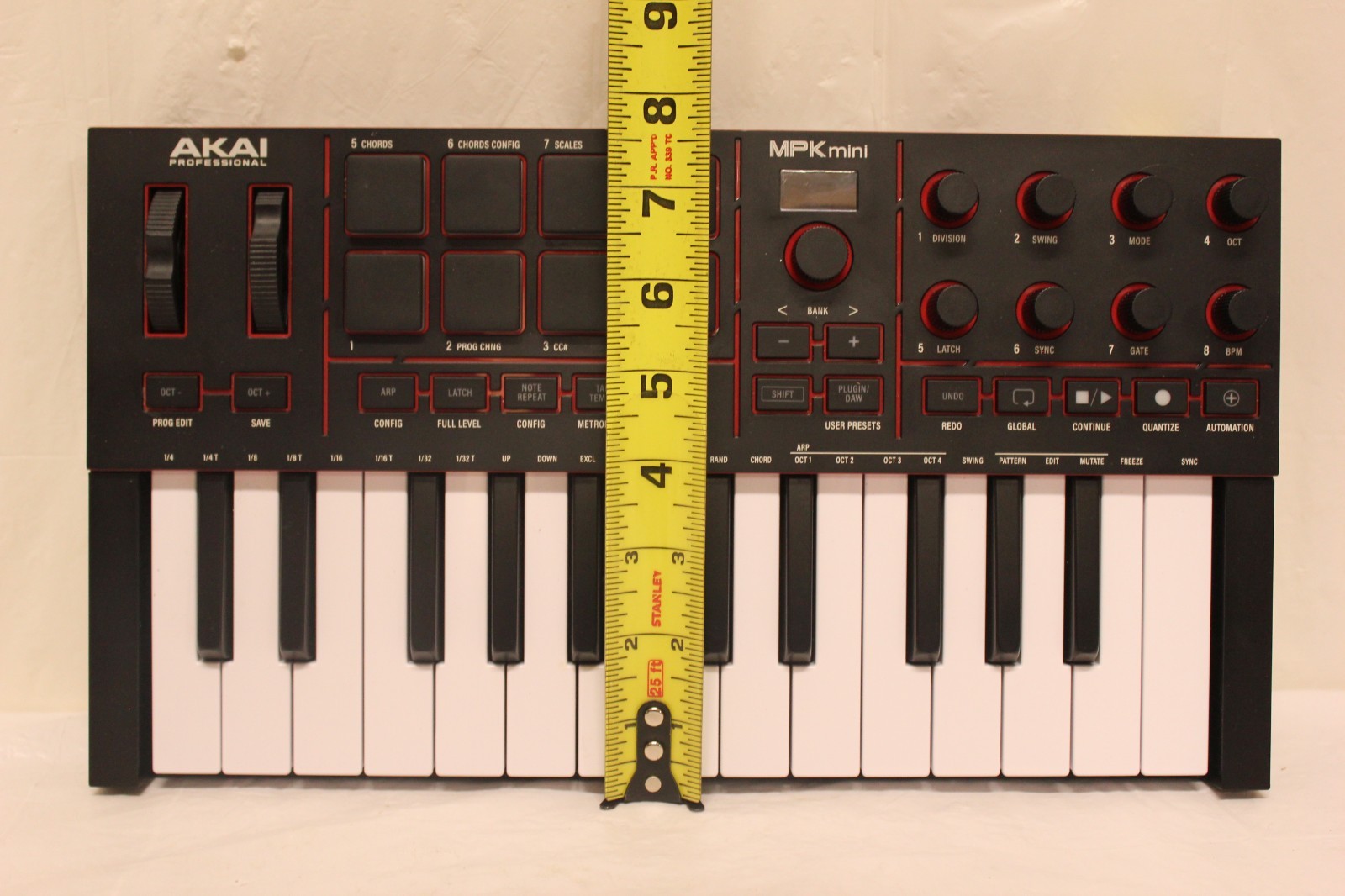 Akai Professional MPK Mini IV MIDI Keyboard Controller - Black C3