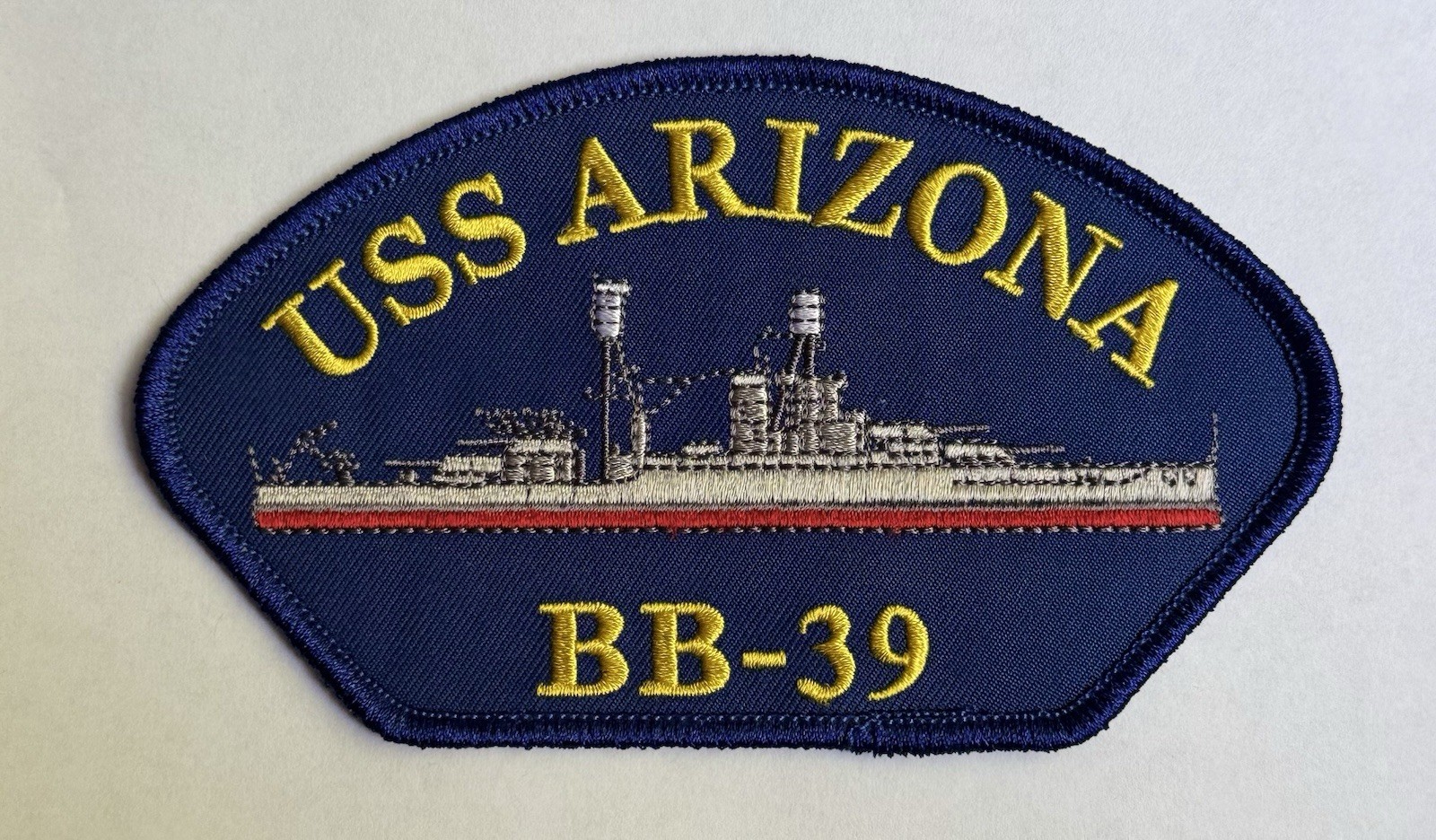 USS ARIZONA BB-39 U.S.NAVY PATCH BATTLESHIP SAILOR SOLDIER OCEAN VESSEL USA
