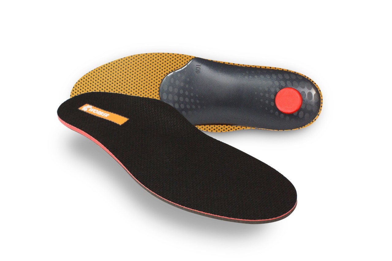WORKER Pedag Worder Orthotic for Outdoors w/Semi-Rigid Arch, Met & Heel Pad