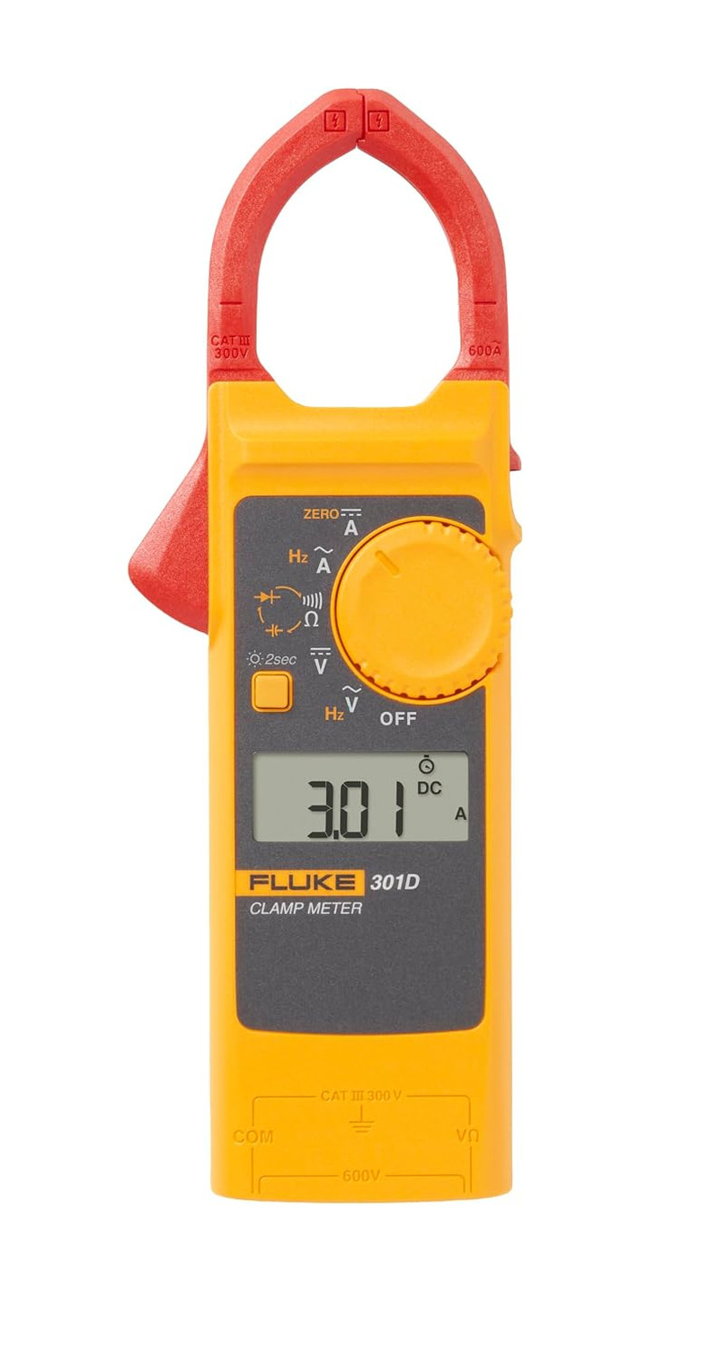 -301D/Esp, 600A AC/DC Clamp Meter with Slim Body and Thin Jaw Arm