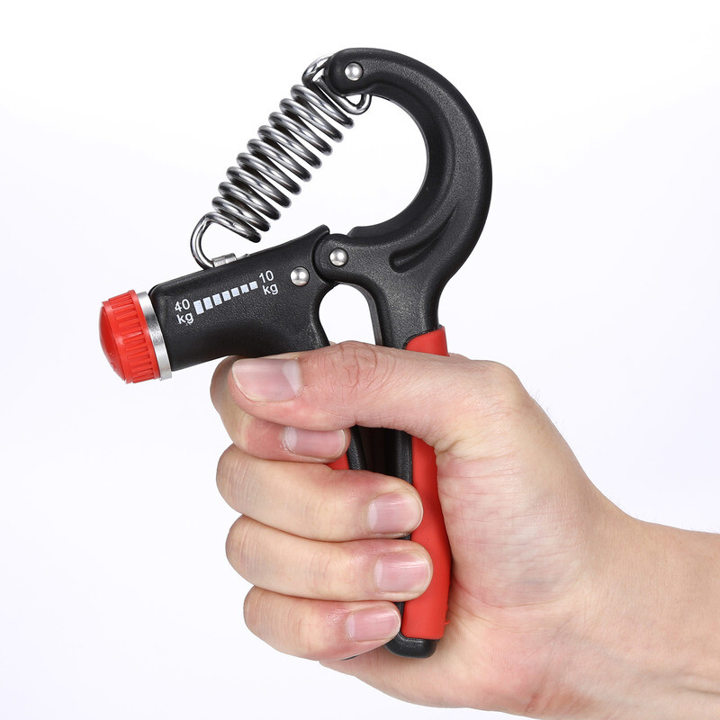 Grip Strength Trainer, Hand Grip Strengthener, Adjustable Resistance