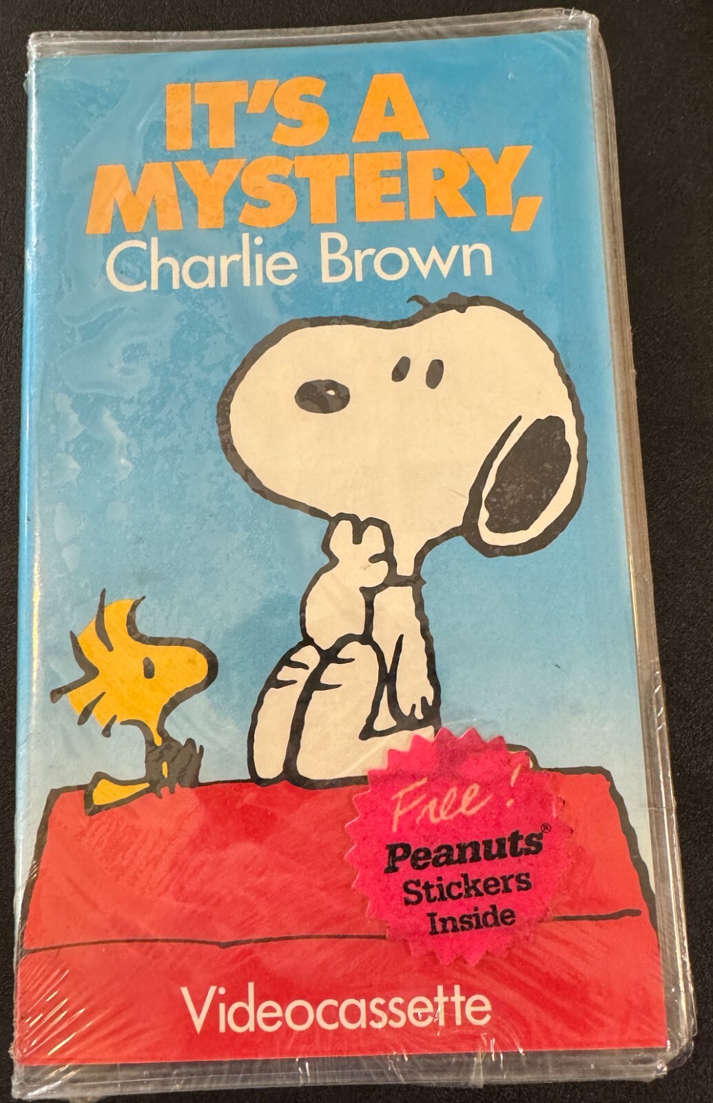 It's a Mystery, Charlie Brown (VHS Clamshell, 1987) RARE 1st Edition Case  - NEW