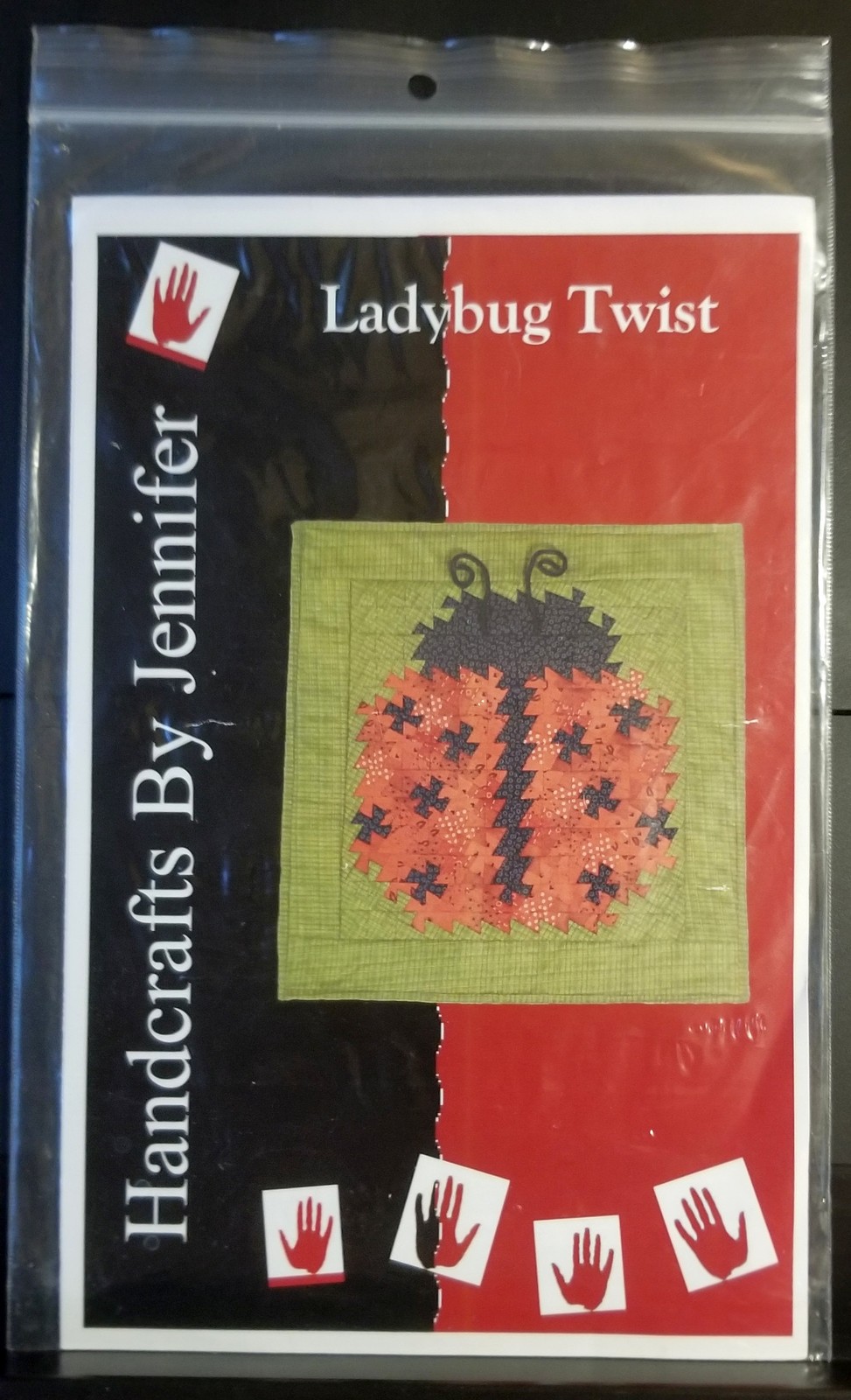 Ladybug Twist Quilt Pattern - Handcrafts By Jennifer Watchorn 008 -2013- 2 sizes