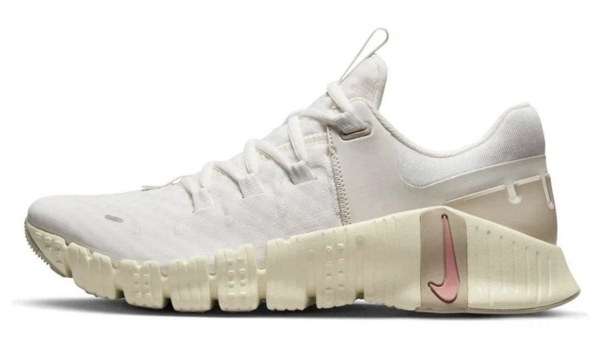 Nike Free Metcon 5 Sanddrift White Gym Training Sneakers Shoes Womens Multi Size